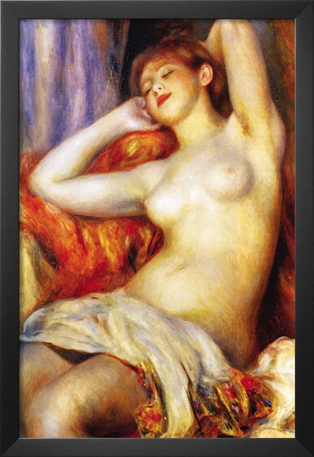 The Sleeping - Pierre Auguste Renoir Painting